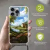 Zwaan - Bomen - Rust Hoesje iPhone 16 Pro Max met koord klein -sfeer2_NL