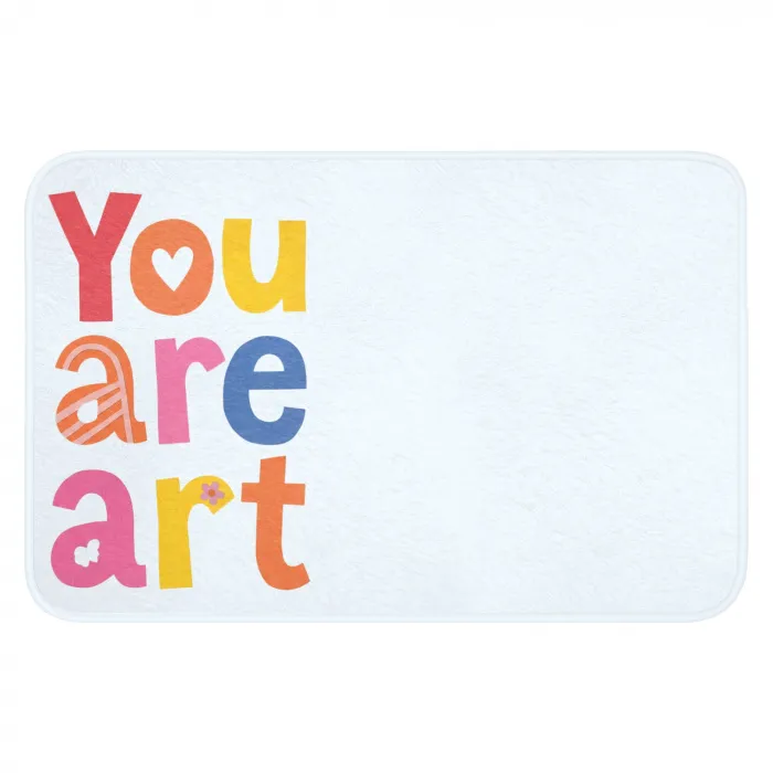 You are art - Kleurrijk - Grafisch Badmat klein -3d