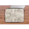 Zandkleurig - Marmer - Natuursteen laptophoes neopreen klein 279 -tafel