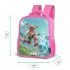 Voetbal - Jongen - Stadion - Elektrisch Kinderrugzak - Roze middel -productfoto_formaten
