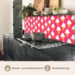 Softijs - Horentje - Roze keuken achterwand 2 middel 871 -usp_DE
