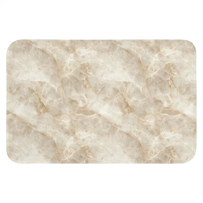 Lichtbeige - Onyx - Subtiel Badmat klein 997 -3d