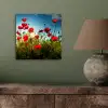 Klaprozen - Toscane - Zon - Rood - Blauw aluminium wit klein -sfeer2