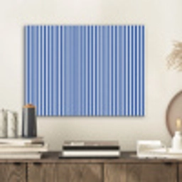 Klassiek - Strepen - Blauw PET vilt klein 837 -sfeer1
