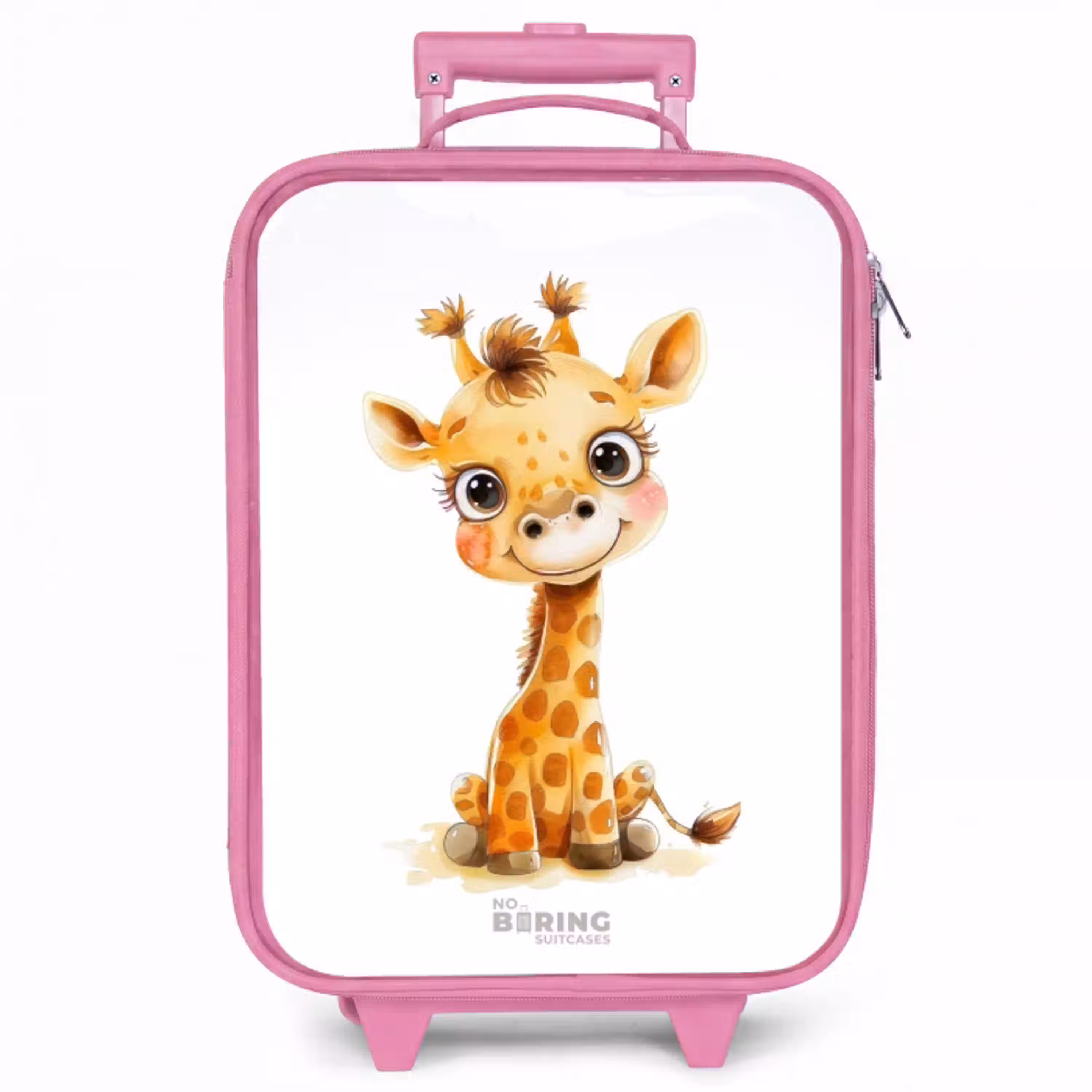 Baby giraffe Kinderkoffer - Roze klein -zzz_website3d