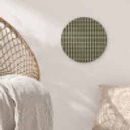 Ritmisch - Effect - Groen Akoestische PET Vilt - Rond klein 838 -sfeer4