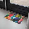 Bladeren - Vormen - Abstract - Kleurrijk Deurmat klein -sfeer2