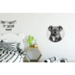 Koala - Bril - Toilet Wandcirkel aluminium klein -kinderkamer