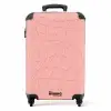 Abstract - Roze line-art NBS - Handbagage koffer - Kinderen Unisex middel -productfoto_recht