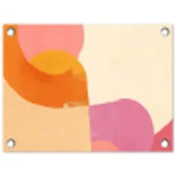 Vormen - Abstract - Kleurrijk tuinposter los doek klein -3d