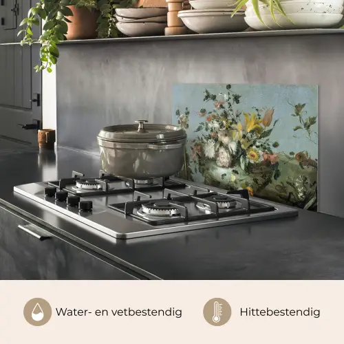 Bloemen - Oude Meesters - Olieverf keuken achterwand spatscherm klein -usp_NL