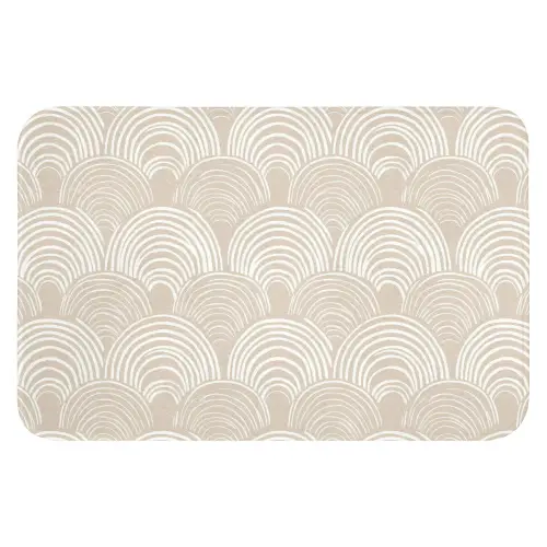 Golven - Structuur - Beige Badmat klein 997 -3d