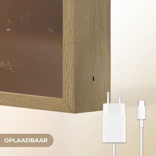 Chocolade - Macarons - Eten - Snoep Light Box met batterij (Wandlamp) middel -USP_websiteoplaadbaarNL