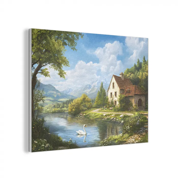 Zwaan - Bomen - Rust PET vilt klein -3d
