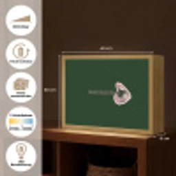 BLAH BLAH BLAH - Mond - Groen Light Box met batterij (Wandlamp) middel -USP_websiteoverzichtDE