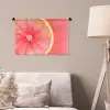 Grapefruit - Roze - Levendig Wandkleed katoen klein -sfeer4