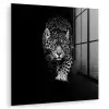 Dieren - Zwart - Luipaard - Wit - Wild plexiglas 5mm klein -zzzproduct_nieuw