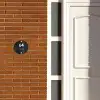Zwarte stenen - Modern Naambord Rond klein -sfeer3-rond-XS
