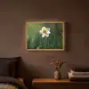 Narcis - Bloem - Wit - Grassprieten Light Box met batterij (Wandlamp) middel -sfeer4