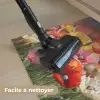 Bloemenveld - Klaprozen - Kleurrijk Deurmat klein -reinigen_FR