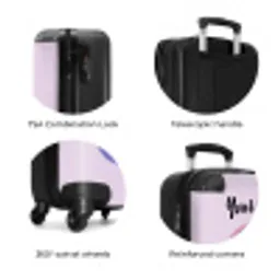 Sunset schildpad NBS - Handbagage koffer - Kinderen Unisex middel zzzzzzzbolletjes_ENG