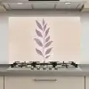 Tak - Bladeren - Minimalistisch - Beige keuken achterwand spatscherm klein -3d_website