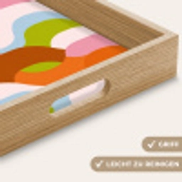 Abstract - Vormen - Roze Dienblad Rechthoek middel -USP_HandgreepDE