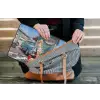 Auto - Vrouw - Groen laptophoes neopreen klein -tas