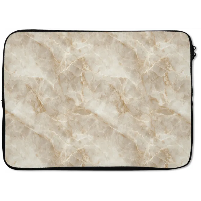 Lichtbeige - Onyx - Subtiel laptophoes neopreen klein 279 -zkaufland3dotto