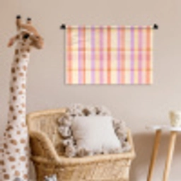 Pastel - uitpatroon - Geometrisch Wandkleed katoen klein 269 -wsfeer5_kind
