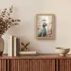 Pauw - Vogels - Bloemen - Boom - Botanisch Light Box met kabel (Tafellamp) klein -sfeer2
