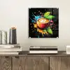 Koffie - Graffiti - Drinken - Abstract plexiglas 5mm klein -sfeer1