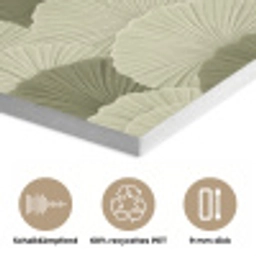 Bladeren - Structuur - Groen PET vilt klein 837 -closeup_DE