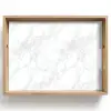 Minimalistisch - Wit - Grijze aders Dienblad Rechthoek middel 911 -z3d_shopping