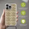 Golven - Patroon - Goud Hoesje iPhone 16 Pro Max met koord klein 804 -sfeer2_NL