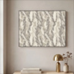 Slang - Patroon - Taupe Textielframe zwart klein 947 -sfeer2