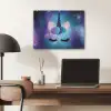 Eenhoorn - Sterrenstelsel - Magisch - Blauw PET vilt klein -sfeer5