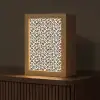 Panterprint - Patroon - Bruin Light Box met kabel (Tafellamp) klein 925 -z3d_website
