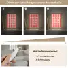Strepen - Rood - Try again Light Box met kabel (Tafellamp) klein -USP_dimbaarNL