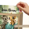Zebra - Aapje - Waterval - Rotsen Light Box met kabel (Kinderlampje) klein -USP_websiteprintNL