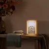 Longhorn - Grasveld - Dier Light Box met kabel (Tafellamp) klein -sfeer4