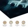 Zeewezen - Wit - Golven - Water poster papier klein -closeup_NL