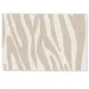 Zebraprint - Beige - Wit - Dierenprint Deurmat klein -zkaufland3d