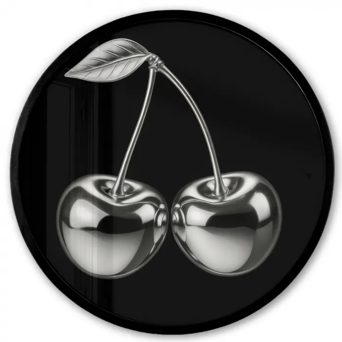 Kers - Luxueus - Metallic Fotolijst rond zonder passe partout klein -3d