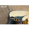 Vis - Tropisch - Strepen - Vinnen Placemat vinyl groot -closeup