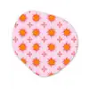 Zon - Patroon - Roze Wandcirkel Organisch Forex 3mm klein 629 -3d