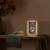 Bloemen in een vaas met schelpen en insecten - Balthasar van der Ast Light Box met kabel (Wandlamp) klein -sfeer4