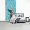Surfboard - Water - Badpak - Oranje fotobehang vinyl groot -slaapkamer