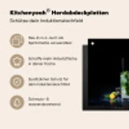 Cocktailcollectie in Schemerlicht Inductie beschermer vinyl 3mm middel -zzzzzzusp-haakje_DE