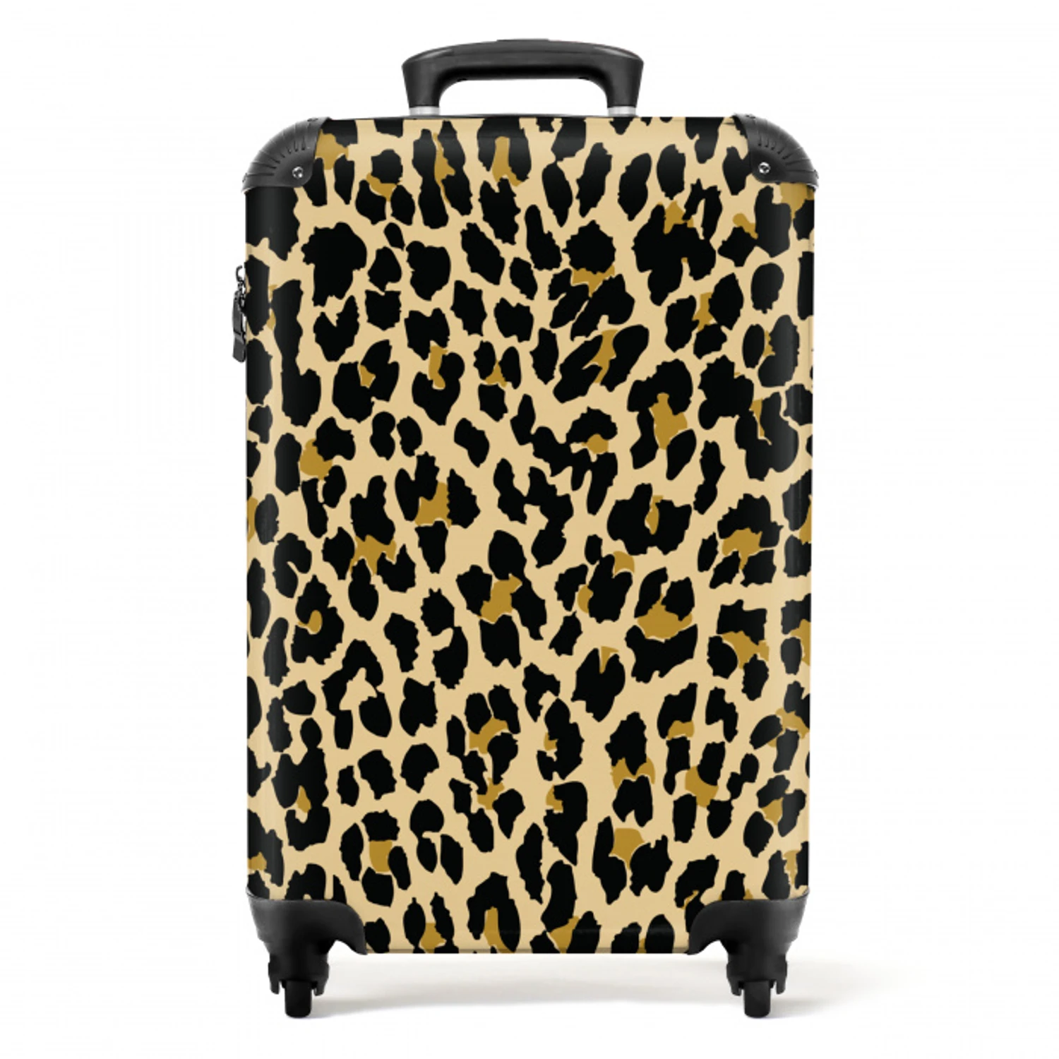 Luipaard - Patroon - Vlekken - Dierenprint NBS - Handbagage koffer - Unisex middel -productfoto_recht